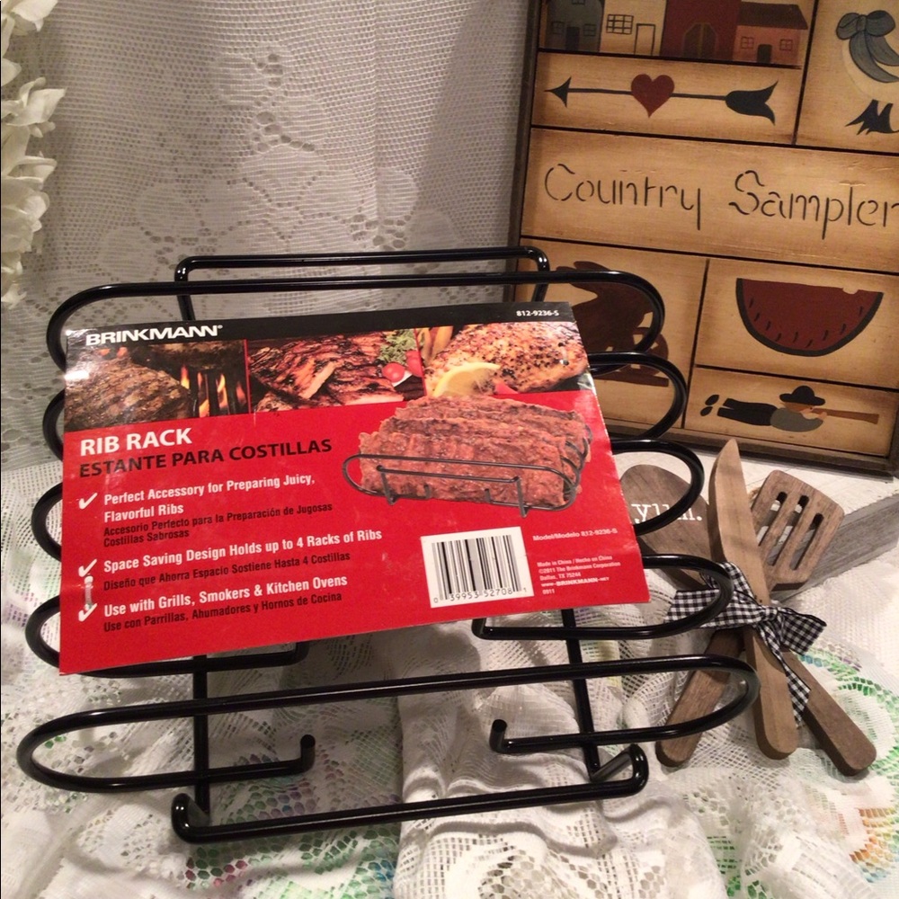 Brinkman Rib Grilling Rack For The Grill - Picture 5 of 12